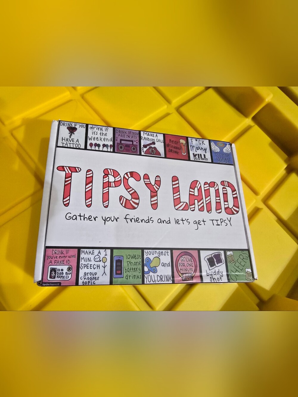 Tipsy Land Drinking Board Game